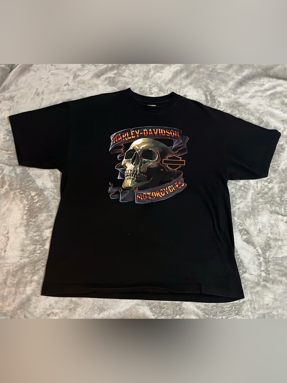 Harley Davidson 2XL Black Skull Panama City Beach Graphic Tee